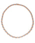 Macys Diamond Accent X and Heart Necklace in Rose Gold-Plate MSRP $170